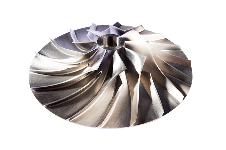 3d image of Tamturbo turbo compressor impeller